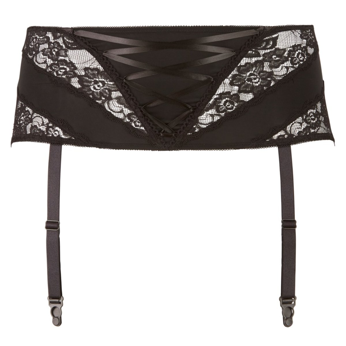 Cottelli Collection - Plus Size Kanten Jarretelgordel