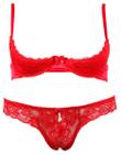Bra Set Red Bra Set Red
