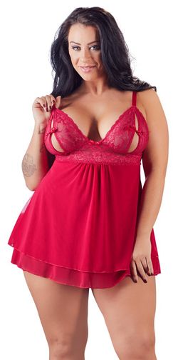 Babydoll With Half Open Cups