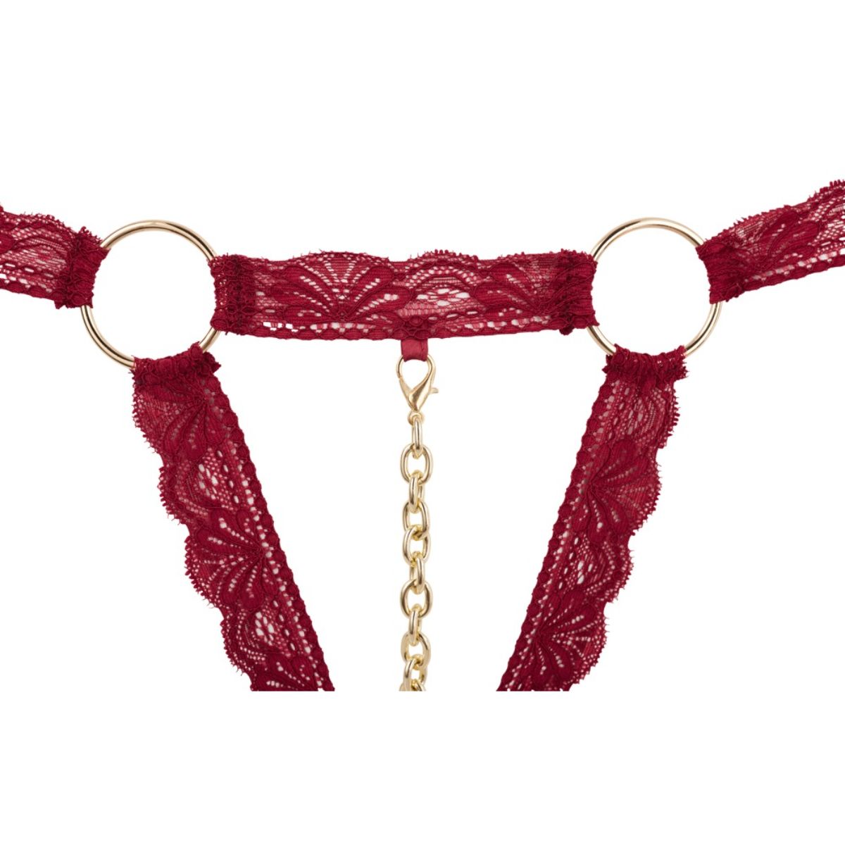 Cottelli Collection - Kanten BH-Set Open Cups - Rood - Afbeelding 6