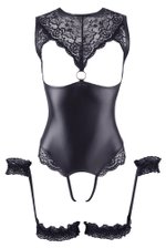 Wetlook body met open kruis