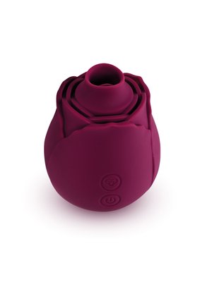 Skins Rose Buddies - The Rose Flutterz Vibrator - Wijnrood