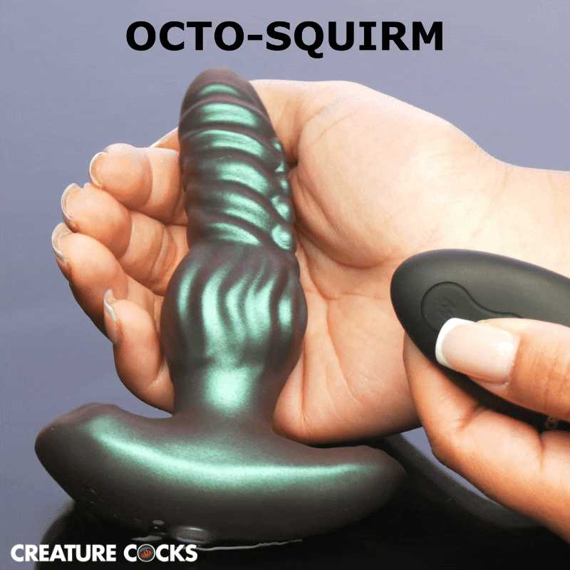 Creature Cocks - Octo-Squirm Vibrerende Anaalplug - 12,4 cm foto 3