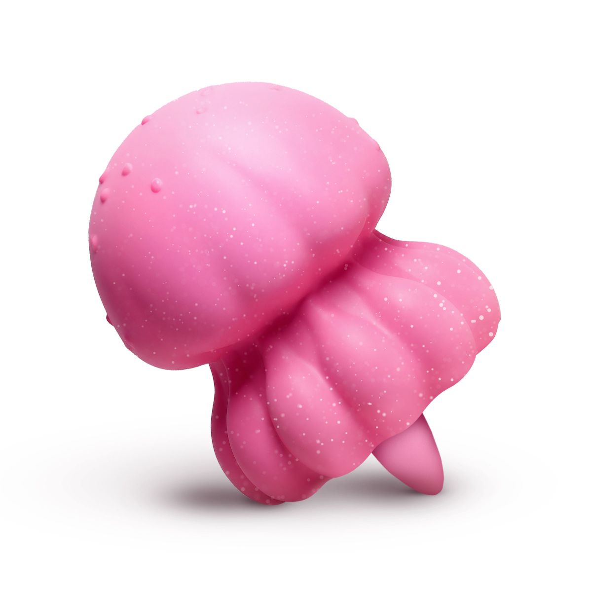 Creature Cocks - Glow Jelly Likkend & Vibrerende Clitoris Stimulator - Roze
