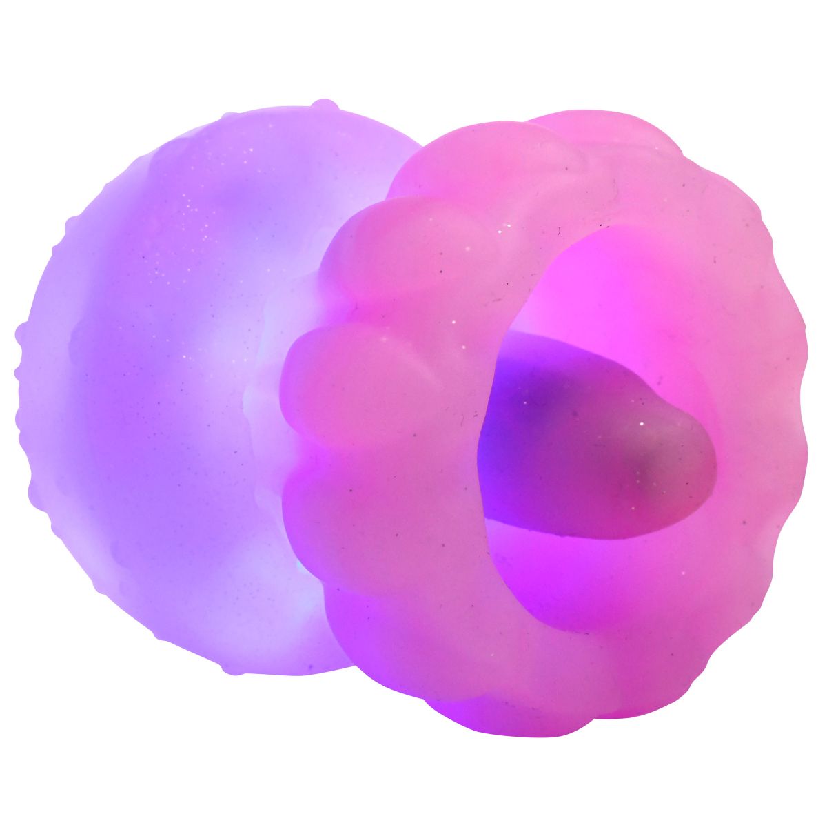 Creature Cocks - Glow Jelly Likkend & Vibrerende Clitoris Stimulator - Roze foto 7