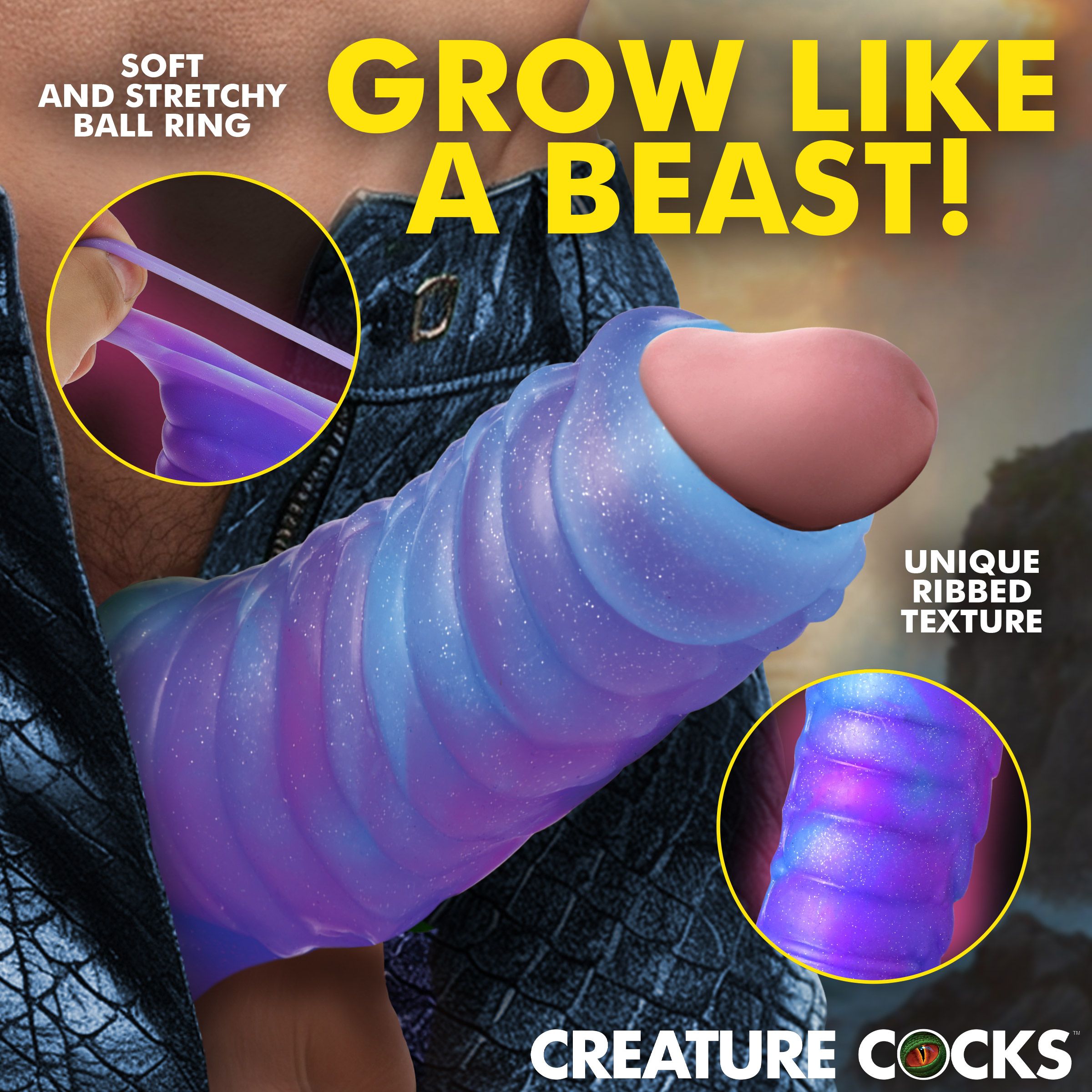 Creature Cocks - Sea Stallion Penis Vergroter - 14,5 cm foto 5