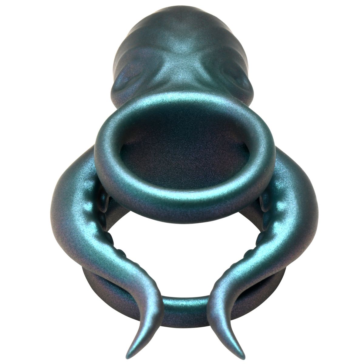 Creature Cocks - Octo Grip Vibrerende Penisring - Blauw foto 5