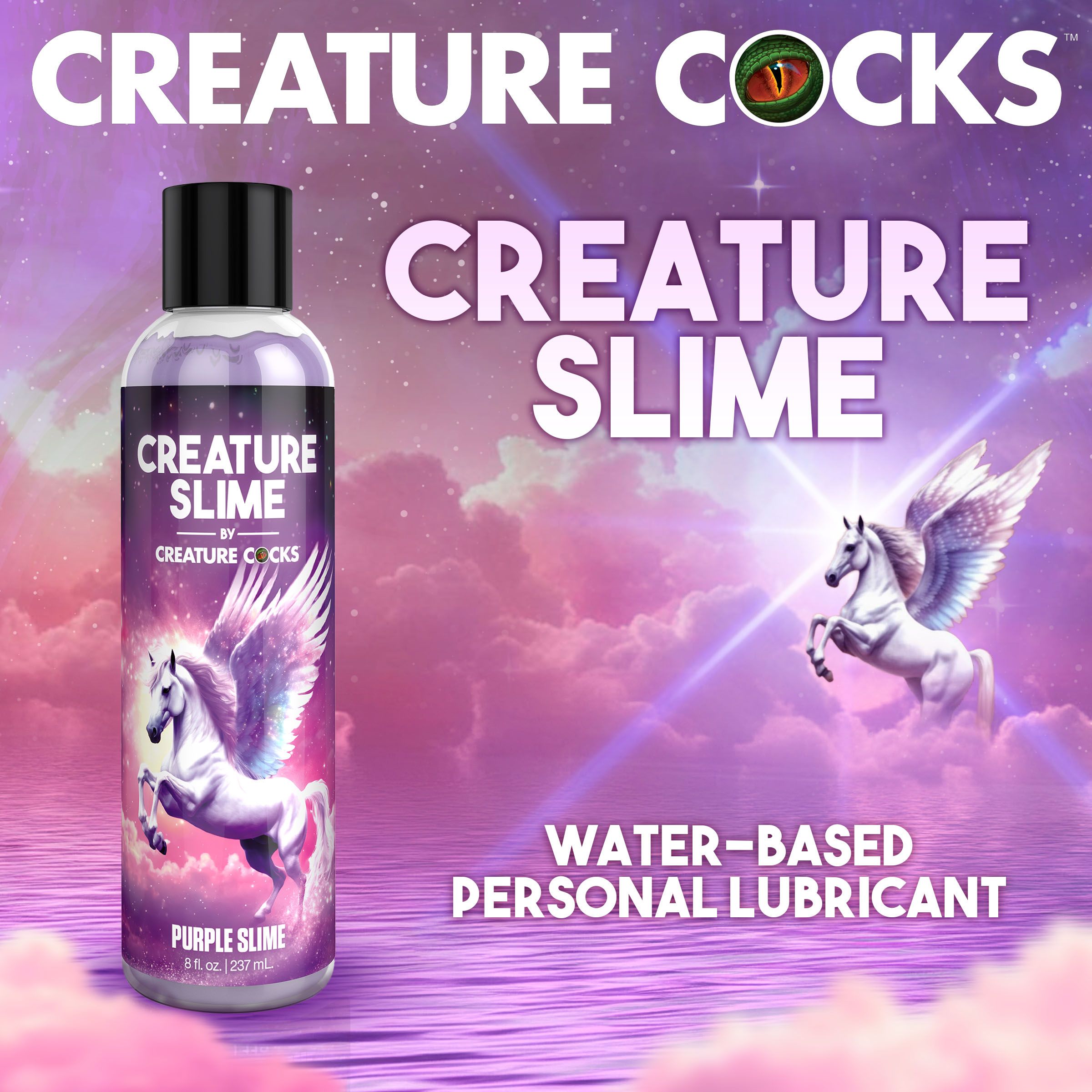 Creature Cocks - Creature Slime Paars Slijm Glijmiddel - 237 ml foto 2