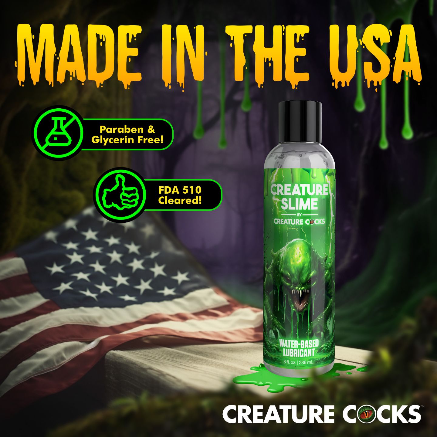 Creature Cocks - Creature Slime Glijmiddel - 237 ml foto 4