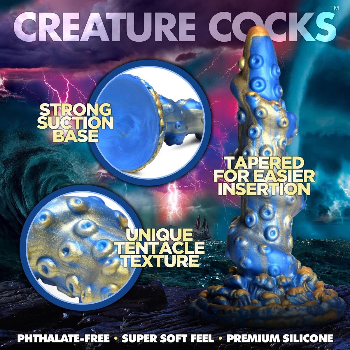 Creature Cocks - Kraken Siliconen Dildo