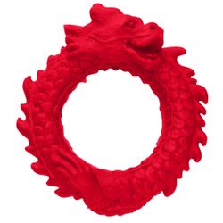 XR Brands - Rise of the Dragon Silicone Penis Ring - Red