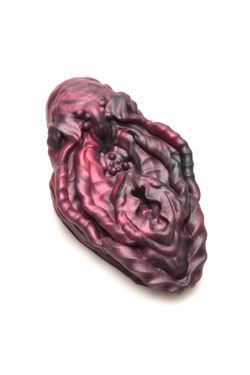 XR Brands - Xeno Pussy Vulva Silicone Grinder - Red & Black
