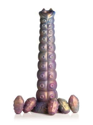 Creature Cocks - Deep Invader Tentacle Ovipositor Siliconen Dildo met Eitje
