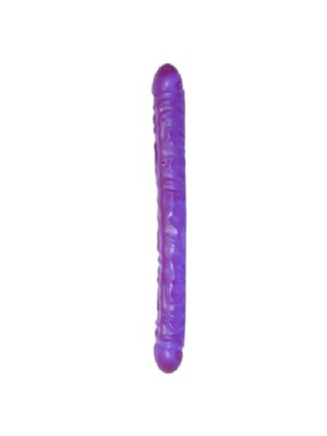 Crystal Jellies Double Dong - Paars