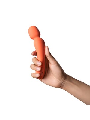 Dame – Min Mini Wand Vibrator – Papaya