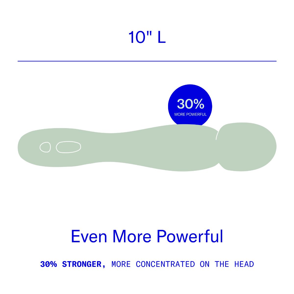 Dame - Com Wand Vibrator - Sage foto 6