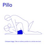 Dame - Pillo Sex Kussen - Indigo