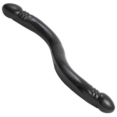 Doc Johnson - Klassischer Doppel-Dildo - Schwarz - AMORELIE