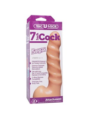 Doc Johnson - VacULock Cock Raging Hard-Ons - Beige