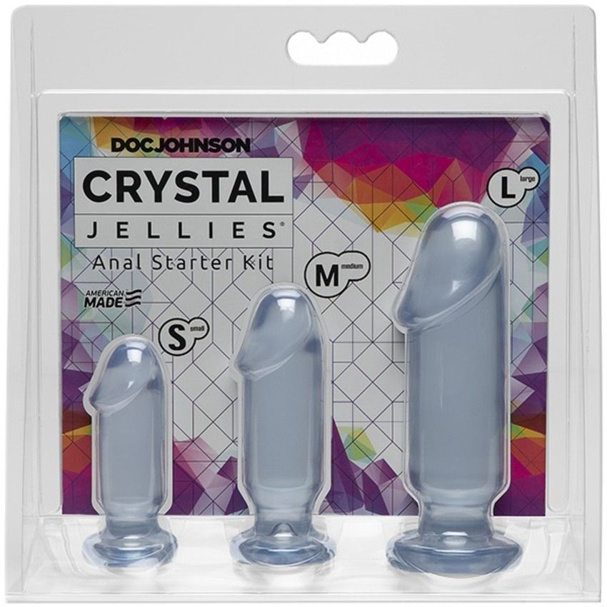 Doc Johnson - Crystal Jellies Anal Starter Kit - Transparant - Afbeelding 2