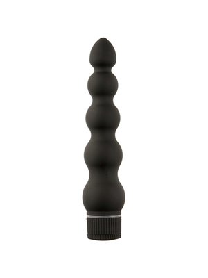 Doc Johnson - Black Magic Ribbed Vibe Vibrator - Zwart