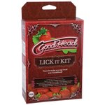 Doc Johnson - GoodHead Lick It Kit - Aardbei