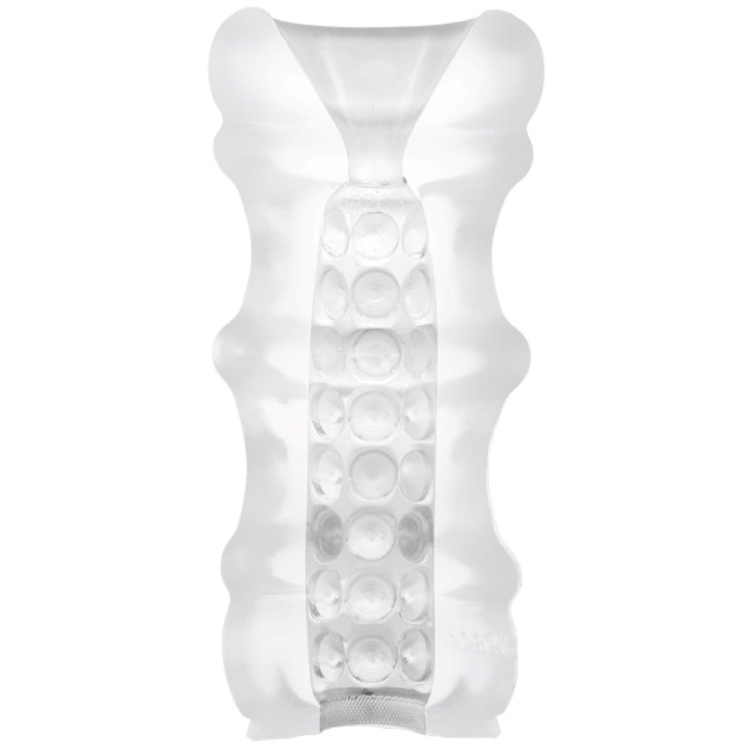 Doc Johnson - Mood ULTRASKYN Stroker Pleaser Massage Beads - Wit