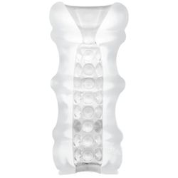 Doc Johnson - Mood ULTRASKYN Stroker Pleaser Massage Beads - White