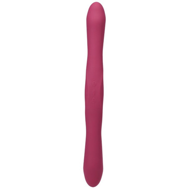 Doc Johnson - Doppelte Vibrator mit Fernbedienung - Rot - 40,6 cm