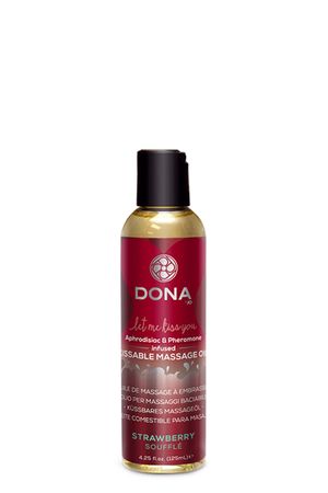 Dona - Küssbares Massageöl - Erdbeere