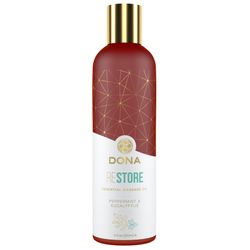 Dona - Essential Vegan Massage Olie Restore Pepermunt & Eucalyptus 