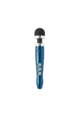 Wibrator różdżkowy Doxy Die Cast 3R – elektryczny niebieski