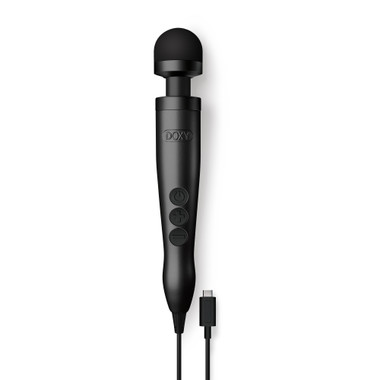 Doxy 3 USB-C Wand Vibrator - Schwarz - AMORELIE
