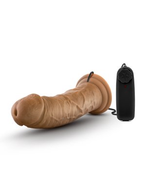 Dr. Skin - Dr. Joe Vibrator Met Zuignap 20 cm - Mocha