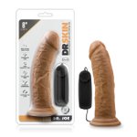 Dr. Skin - Dr. Joe Vibrator Met Zuignap 20 cm - Mocha