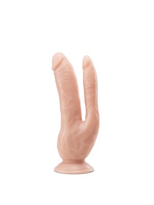 Dr. Skin - Dubbele Dildo 21 cm - Vanilla