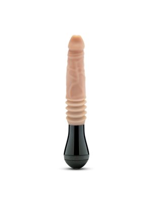 Dr. Skin Silicone - Dr. Knight - Stotende en Vibrerende Dildo - Beige