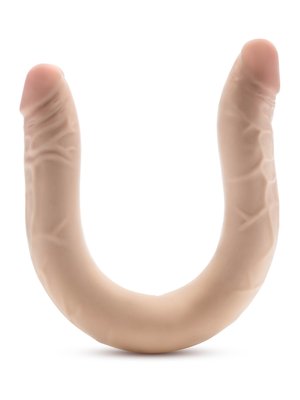 Dr Skin - Dr. Skin Plus 16,5” Buigzame Dubbele Dildo Beige