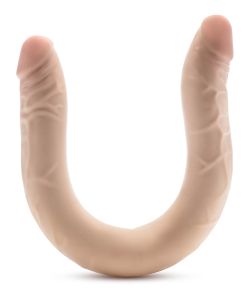 Dr Skin - Dr. Skin Plus 16,5” Biegsamer Doppel-Dildo Beige