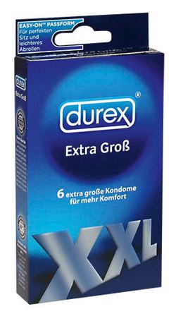 6 Durex XXL Condooms