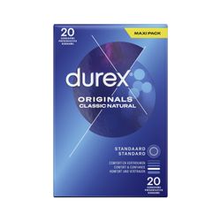 Preservativi Durex Classic Natural - 20 pezzi