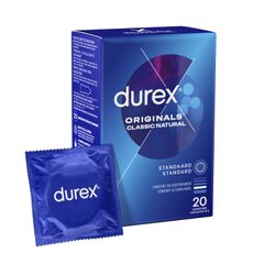 Condones Durex Classic Natural - 20 unidades
