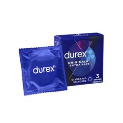 Préservatifs Durex Sécurité Plus 3 pièces