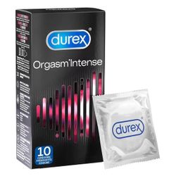 Préservatifs à orgasmes intenses Durex - 10 préservatifs