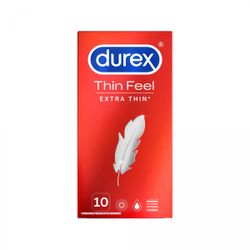 Preservativos Thin Feel ultra finos de Durex - 10 unidades