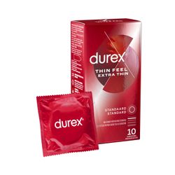 Preservativos Thin Feel ultra finos de Durex - 10 unidades