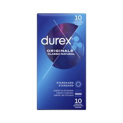  Condones Durex Classic Natural - 10 unidades