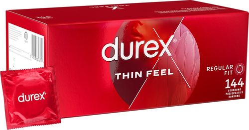 Durex Preservativi Thin Feel - 144 pezzi