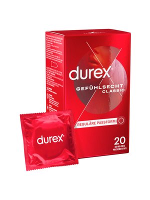 Durex Gevoels Echt Classic Condooms - 20 stuks.