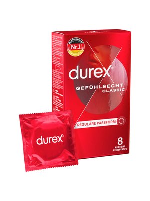 Durex – Thin Feel Classic Condooms – 8 Stuks